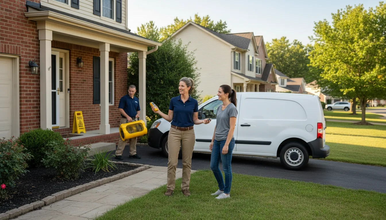 Residential water damage restoration in Jacobson, MN